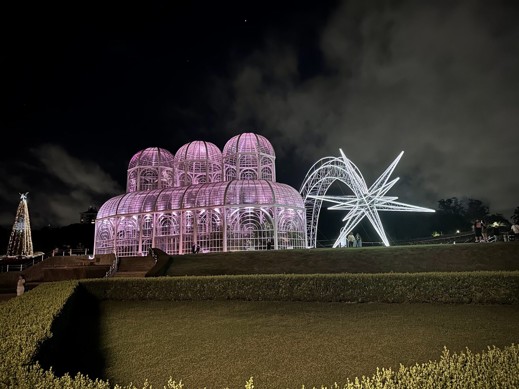 Botanical Garden of Curitiba at dusk