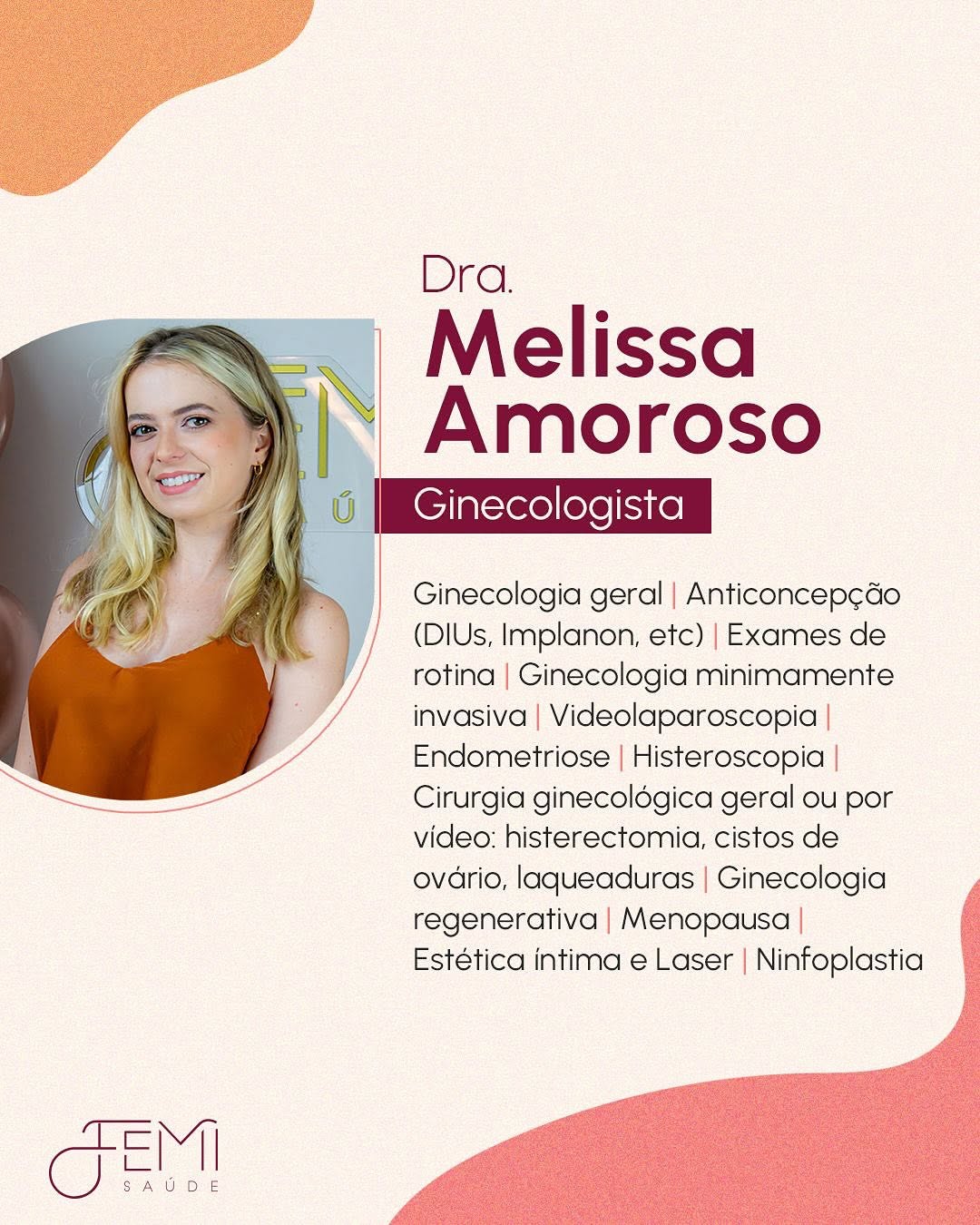 Instagram post by Dr. Melissa Amoroso